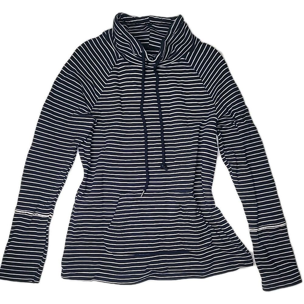 Old Navy Women's Cotton Stripped Kangaroo Sweater Large